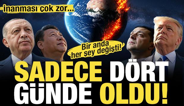 İnanması çok zor! Bir anda her şey değişti: Sadece dört günde bunlar yaşandı!