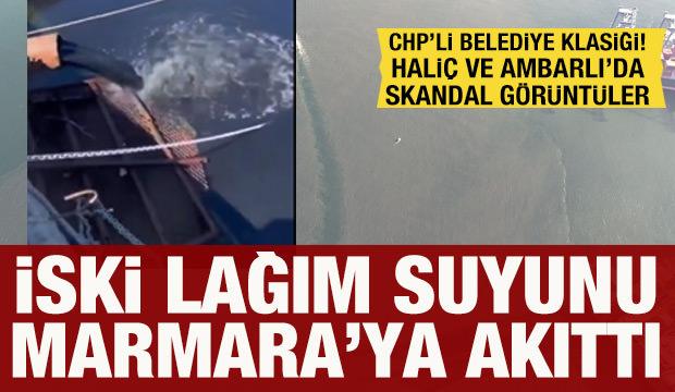İSKİ Marmara Denizi'ne kanalizasyon suyunu böyle akıtıyor