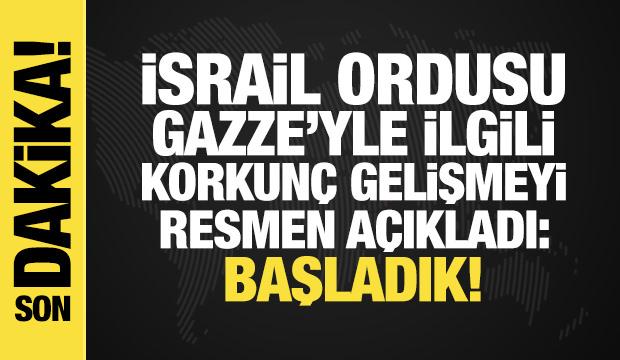 İsrail ordusu: Gazze'yi işgal etmeye başladık