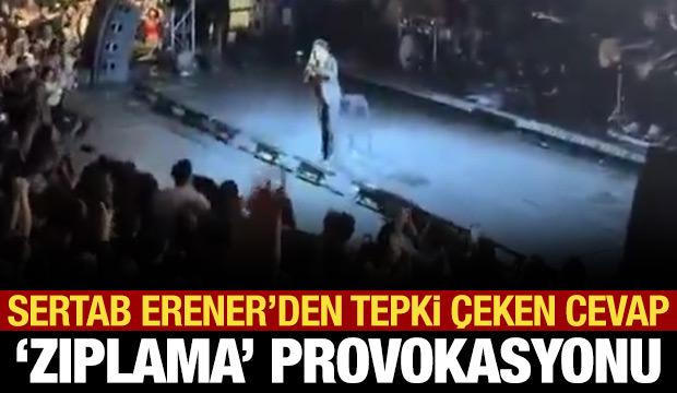 Konserde "zıplama" provokasyonu: Sertab Erener'den tepki çeken cevap
