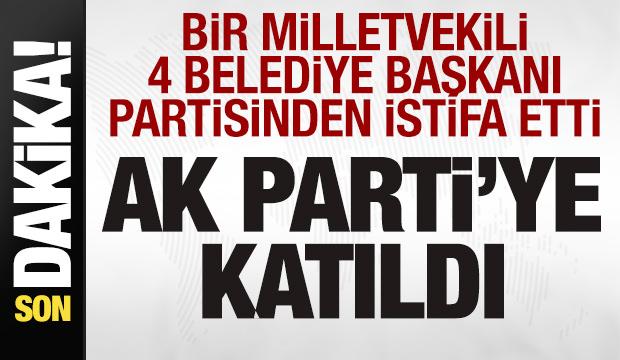 Konya Milletvekili ve 4 belediye başkanı partisinden istifa etti, AK Parti'ye katıldı