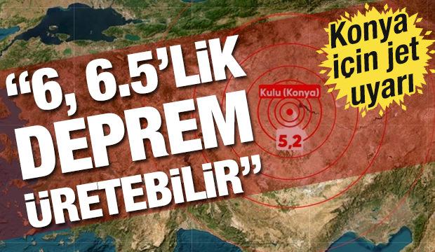 Konya sarsıntısı sonrası kritik uyarı: 6.5 büyüklüğünde deprem üretme potansiyeline sahip