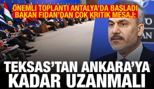 NATO zirvesi başladı! Bakan Fidan'dan açıklama