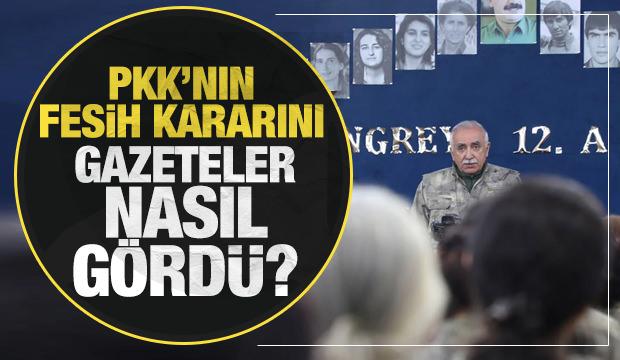 PKK'nın silah bırakma kararını gazeteler nasıl gördü? Gazete manşetleri