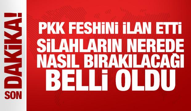 PKK'nın silahları nerede ve nasıl bırakılacağı belli oldu