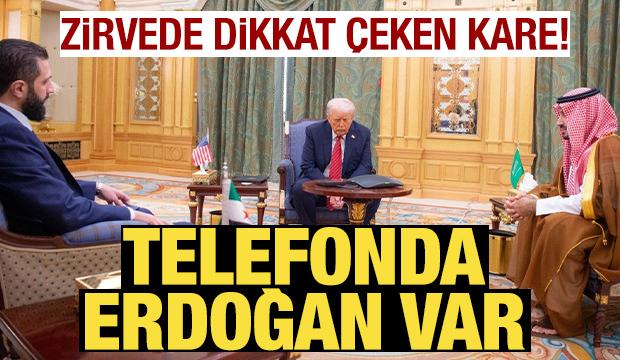 Riyad'da dörtlü zirvede dikkat çeken kare!