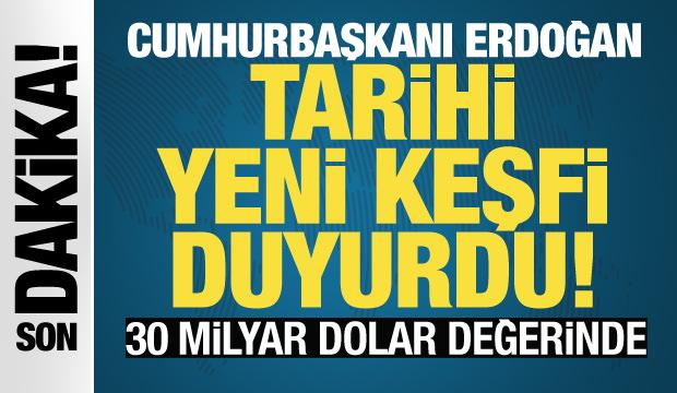 Son dakika.. Cumhurbaşkanı Erdoğan'dan açıklamalar! Doğal gaz keşfi müjdesi...