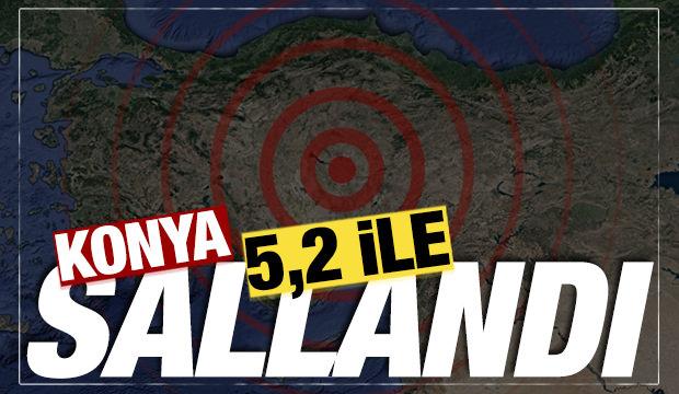 SON DAKİKA: Konya'da 5,2 büyüklüğünde deprem! Ankara ve çevre illerden de hissedildi