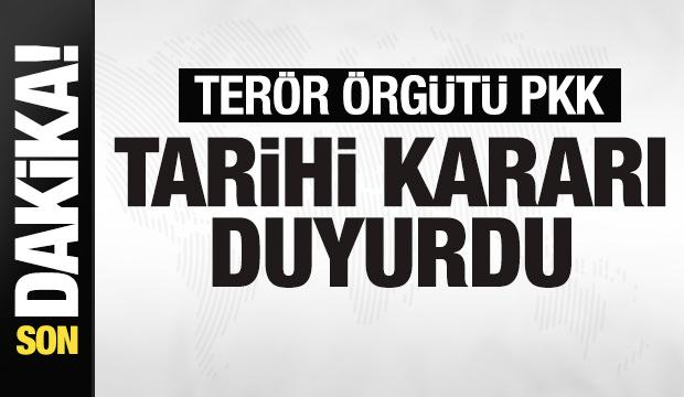 Son dakika: Terör örgütü PKK tarihi kararı duyurdu