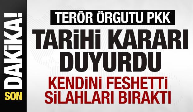 Son dakika: Terör örgütü PKK tarihi kararı duyurdu! Kendini feshetti, silahları bıraktı