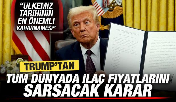Son dakika: Trump'tan tüm dünyada ilaç fiyatlarını sarsacak karar!