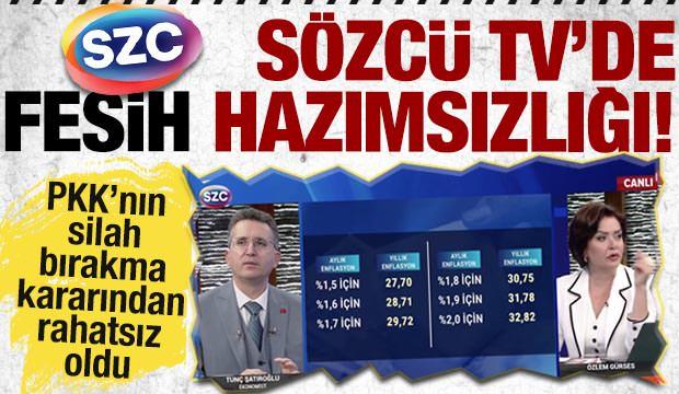 Sözcü TV ekranlarında fesih hazımsızlığı! PKK’nın silah bırakmasından rahatsız oldu
