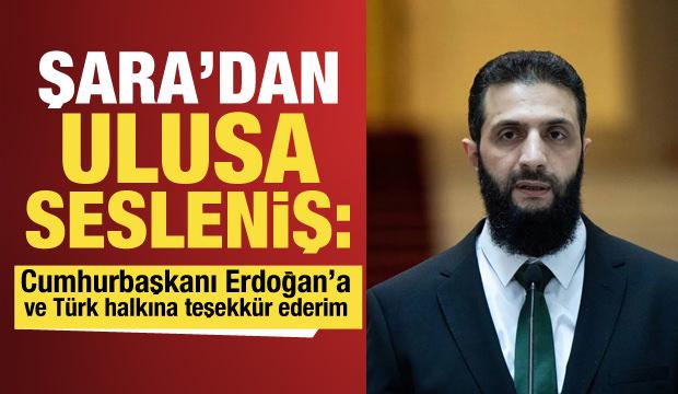 Suriye Cumhurbaşkanı Şara, ulusa sesleniş konuşması yaptı