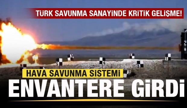 Türk savunma sanayinde kritik gelişme! Hava savunma sistemi AKKOR-10 envantere girdi