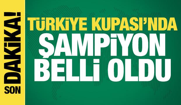 Türkiye Kupası'nda şampiyon Galatasaray