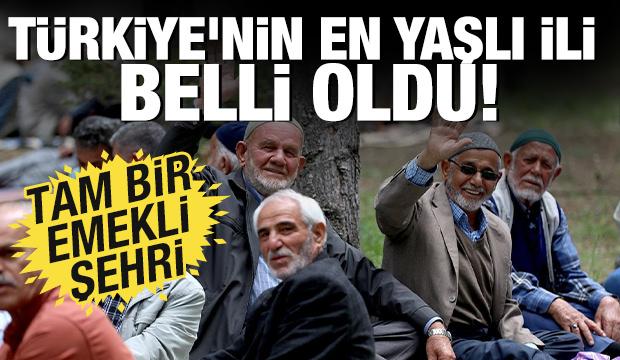 Türkiye'nin en yaşlı ili belli oldu! Tam bir emekli ili