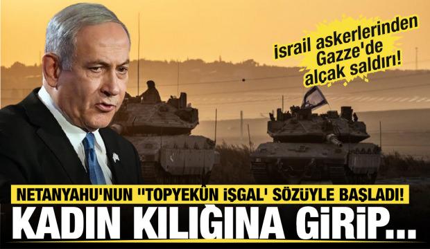 İsrail askerlerinden Gazze'de alçak saldırı! Kadın kılığına girip...