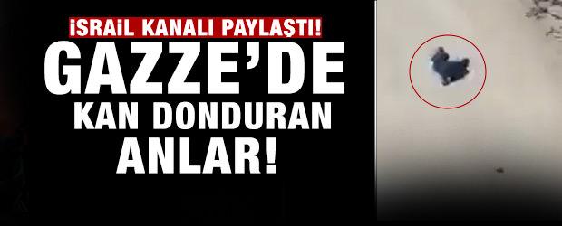 Bu sahneyi anlatacak hiç bir gerekçe yok! İsrail sivil Filistinliyi füze ile öldürdü