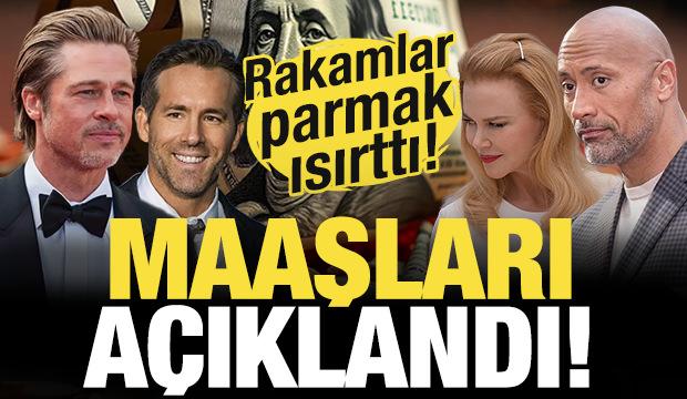 Adım atsalar maaşları artıyor! İşte dünyanın en yüksek maaş alan ünlüleri!
