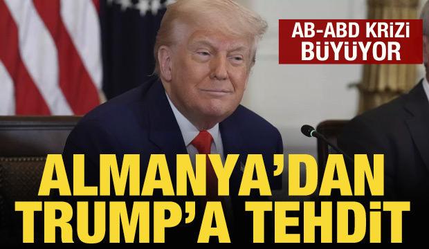 Almanya'dan Trump'a tehdit: Aksi takdirde iki taraf da zarar görür