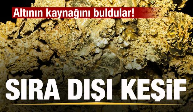 Altının kaynağını buldular! Sıra dışı keşif