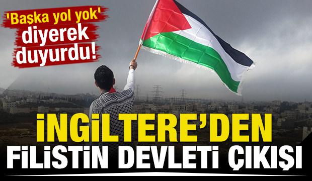 'Başka yol yok' diyerek duyurdu! İngiltere'den Filistin devleti çıkışı
