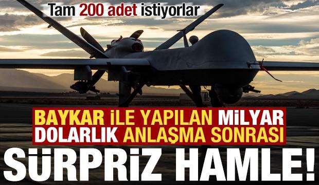 Baykar ile yapılan milyar dolarlık anlaşma sonrası sürpriz hamle! 200 adet istiyorlar...
