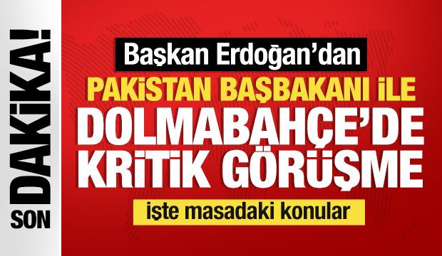 Dolmabahçe'de kritik toplantı... Cumhurbaşkanı Erdoğan, Şerif ile görüşecek!