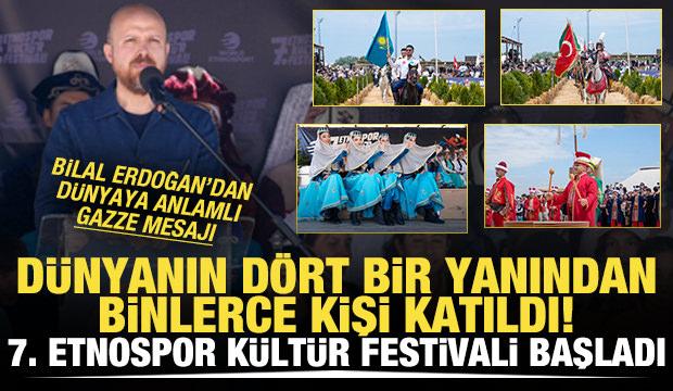 Dünyanın dört bir yanından binlerce kişi katıldı! 7. Etnospor Kültür Festivali başladı