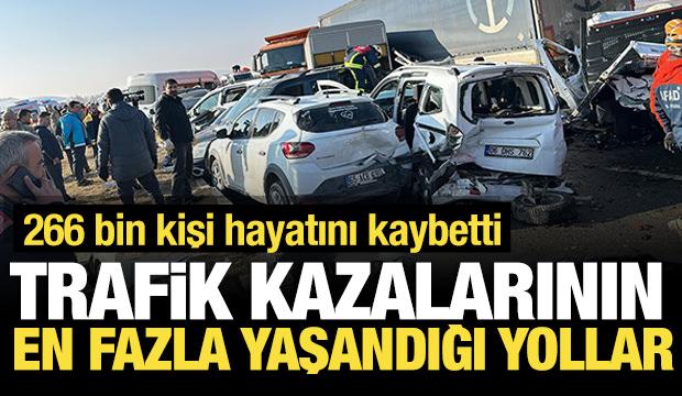 Geçerken bir kez daha düşünün! TÜİK en fazla kazanın yaşandığı yolları açıkladı