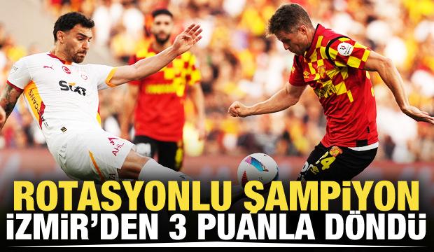 Rotasyonlu Aslan İzmir'den 3 puanla döndü!
