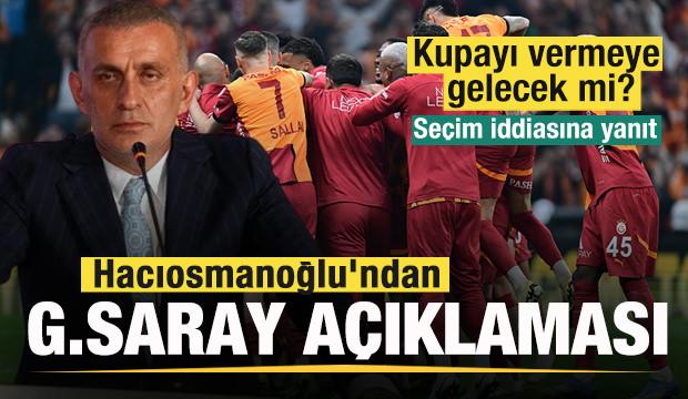 İbrahim Hacıosmanoğlu'ndan Galatasaray açıklaması: Kupayı vermeye gelecek mi?