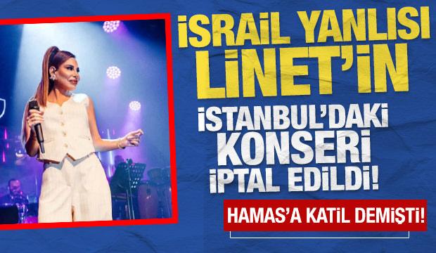 İsrail asıllı şarkıcı Linet'in İstanbul'da vereceği konser iptal edildi