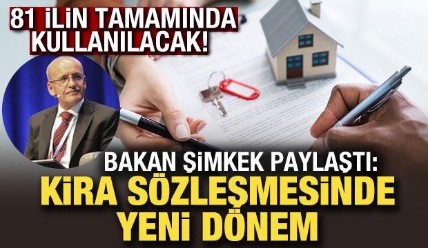 Kira sözleşmelerinde e-Devlet dönemi! Bakan Şimşek: Ek maliyete katlanmaya gerek olmayacak