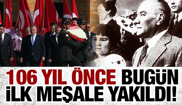Kurtuluş meşalesi 106 yıl önce yakıldı! Yurtta 19 Mayıs coşkusu