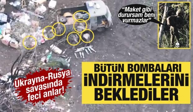 Rusya Ukrayna savaşında dronelar ağır kayıplar verdiriyor! İşte son görüntüler