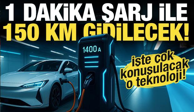Sadece bir dakika şarjla 150 km yol gidilecek! İşte çok konuşulacak o teknoloji...