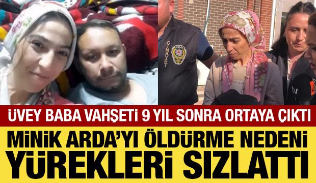 Sesinden rahatsız olduğu 9 yaşındaki üvey oğlunu öldürdüğü 9 yıl sonra ortaya çıktı