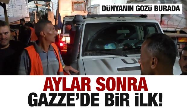 Son dakika: Gazze'de aylar sonra bir ilk yaşandı