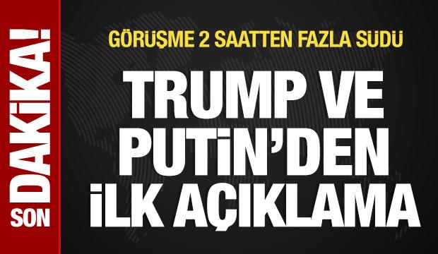 Son dakika... Putin ile Trump telefonda görüştü: İlk açıklama geldi
