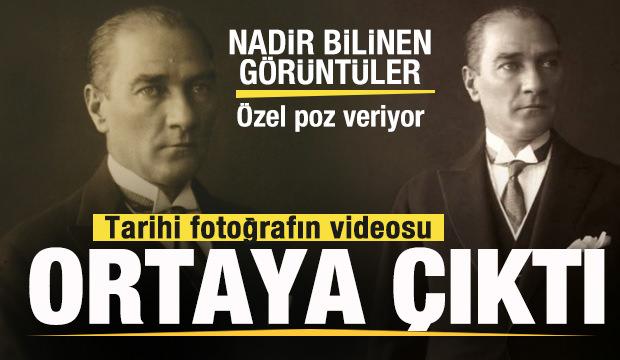 Tarihi Atatürk fotoğrafının videosu ortaya çıktı