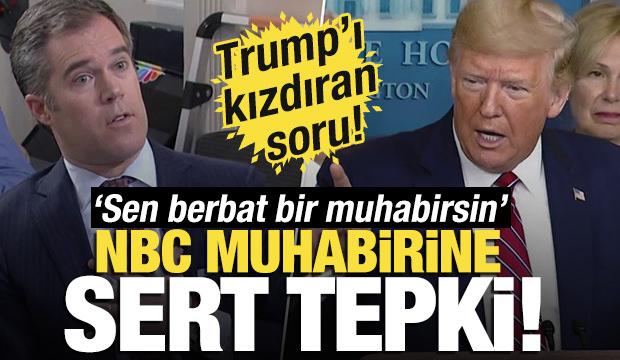 Trump'tan, "Katar" sorusu soran NBC News muhabirine tepki