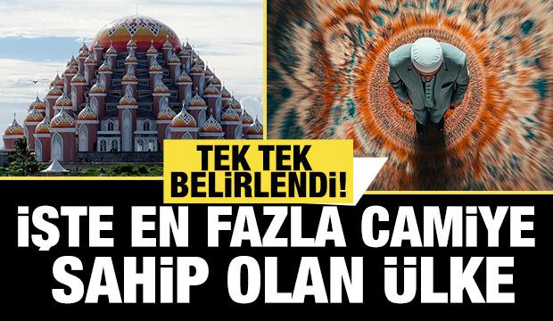 Yapay zeka açıkladı! Hangi ülkede kaç cami var...