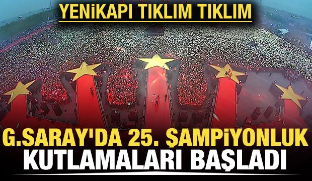 Yenikapı tıklım tıklım! Şampiyonluk kutlamaları başladı