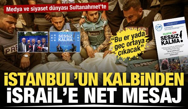 100'den fazla gazeteci ve akademisyen Filistin için canlı yayın nöbetinde: Susmayacağız!