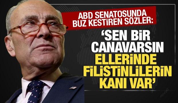 ABD Senatosunda Filistin protestosu!