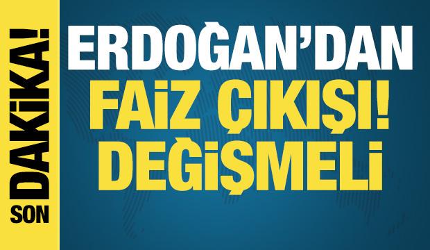 Cumhurbaşkanı Erdoğan: Faize dayalı bir ekonomik sistemi meşru göremeyiz