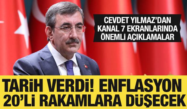 Cumhurbaşkanı Yardımcısı Cevdet Yılmaz'dan enflasyon açıklaması