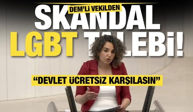DEM Partili vekilden ‘LGBT’lilerin hormon ilaçlarını devlet karşılasın’ çağrısı
