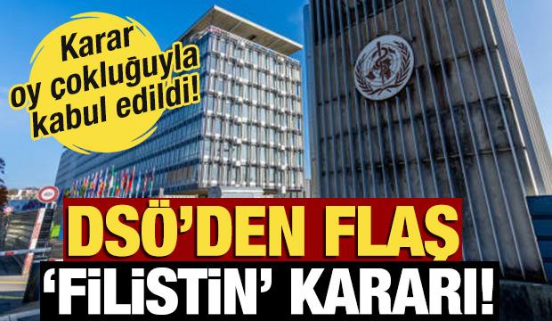 DSÖ'den Filistin kararı! Oy çokluğuyla kabul ettiler 